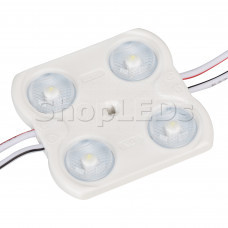 Модуль герметичный CRAFT-2835-4-12V White 170deg (45x43mm, 1.6W, IP65) (Arlight, Закрытый)