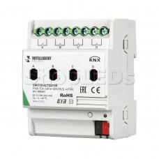 INTELLIGENT ARLIGHT Релейный модуль KNX-704-SW16-DIN (BUS, 4x16A)